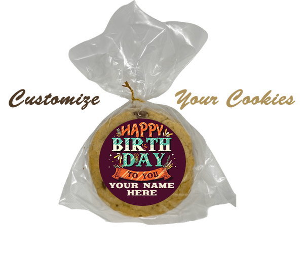 Personalized Birthday Cookies Houston - Customize Your Cookies